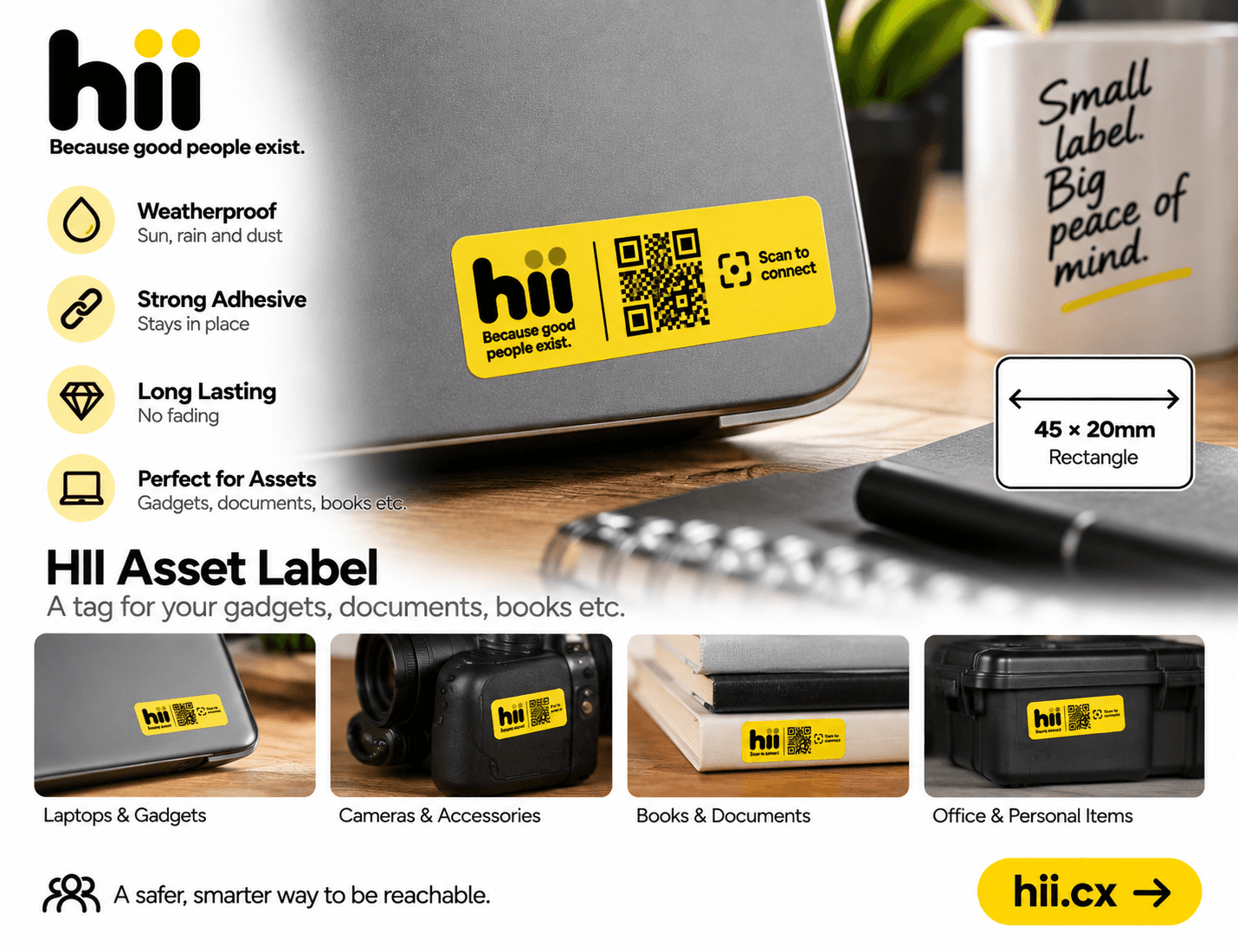 HII Asset Label